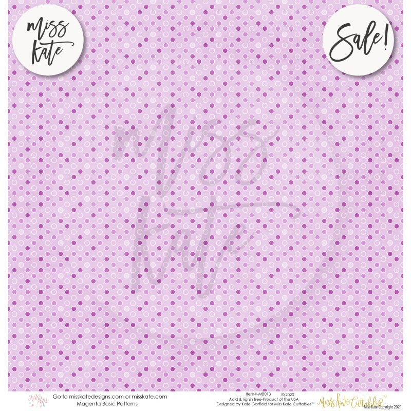 magenta patterns single sided paper pack 12x12 ss 213