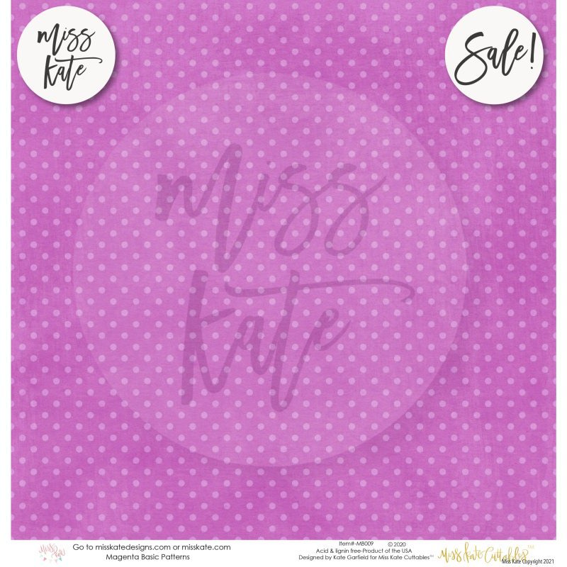 magenta patterns single sided paper pack 12x12 ss 214