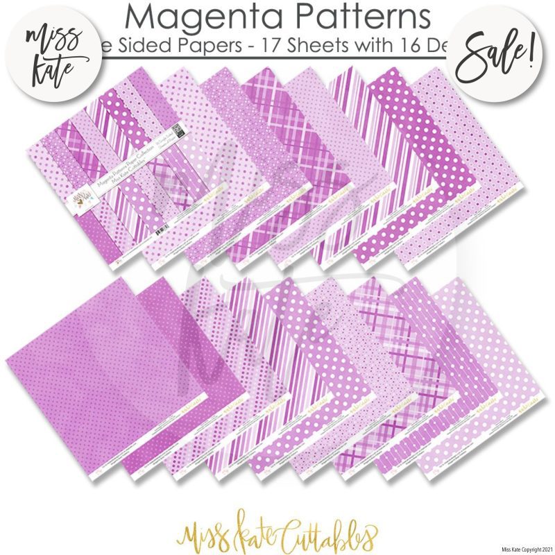 magenta patterns single sided paper pack 12x12 ss 330