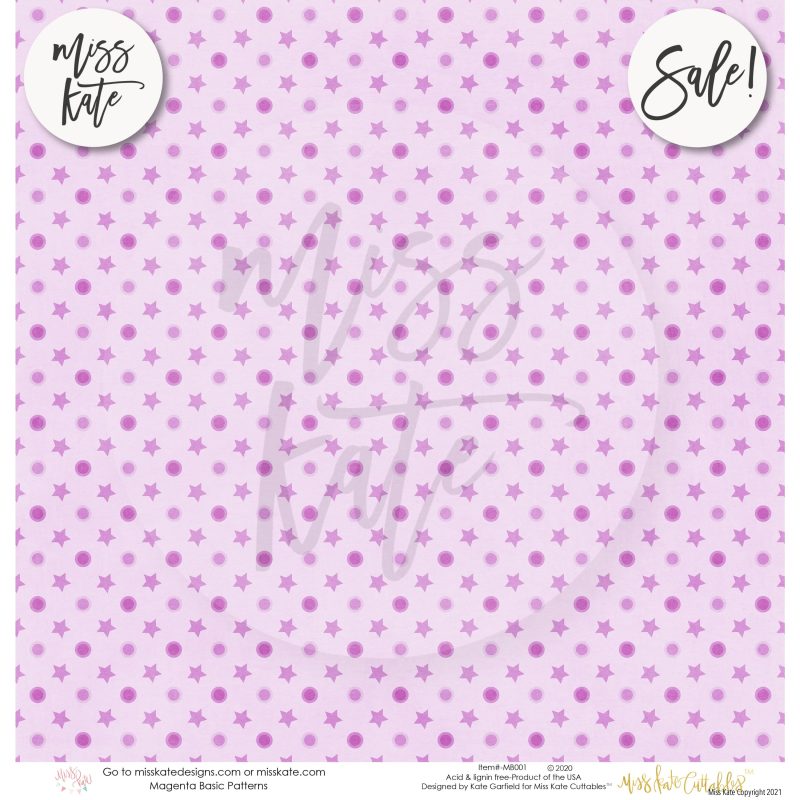 magenta patterns single sided paper pack 12x12 ss 335