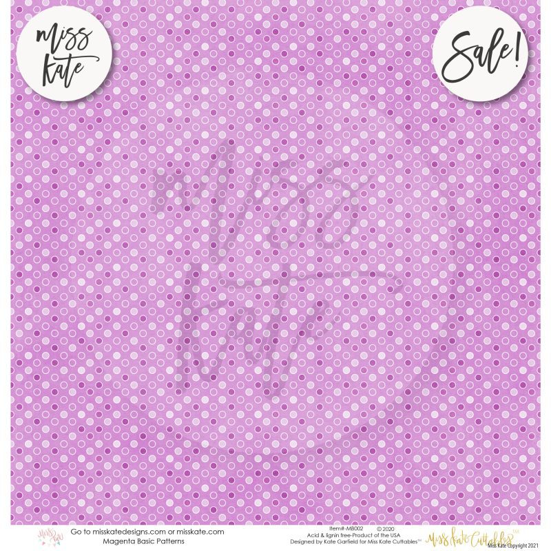 magenta patterns single sided paper pack 12x12 ss 514