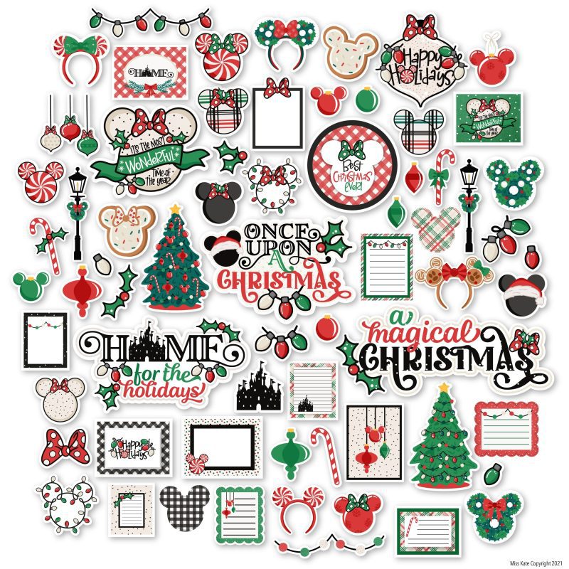 once upon a christmas die cuts 60 414