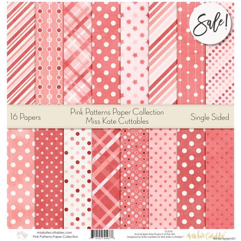 pink patterns paper pack 12x12 ss 876