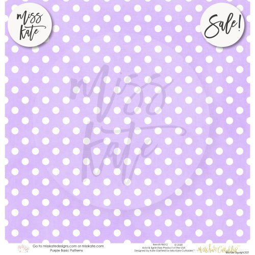 purple patterns single sided paper pack 12x12 ss 296