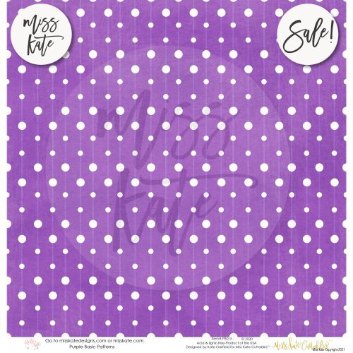 purple patterns single sided paper pack 12x12 ss 324