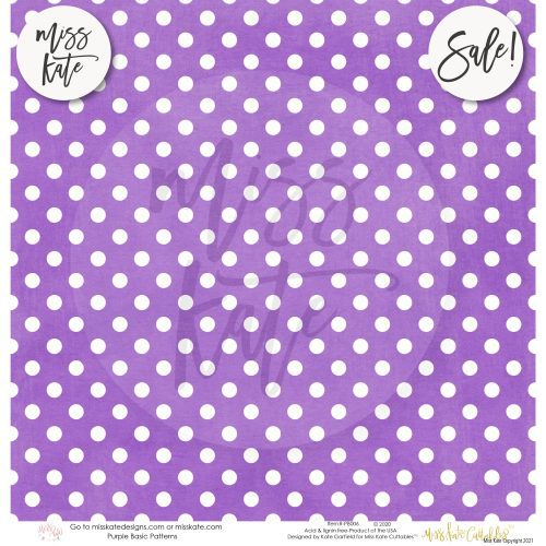 purple patterns single sided paper pack 12x12 ss 369