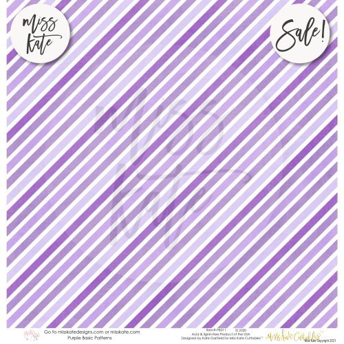 purple patterns single sided paper pack 12x12 ss 637