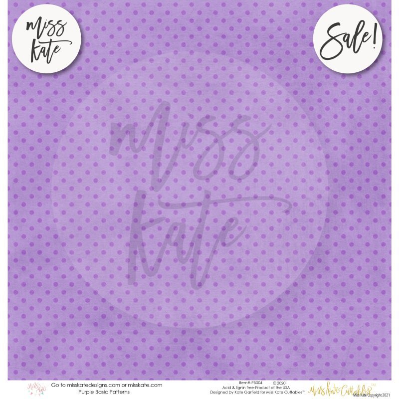 purple patterns single sided paper pack 12x12 ss 646