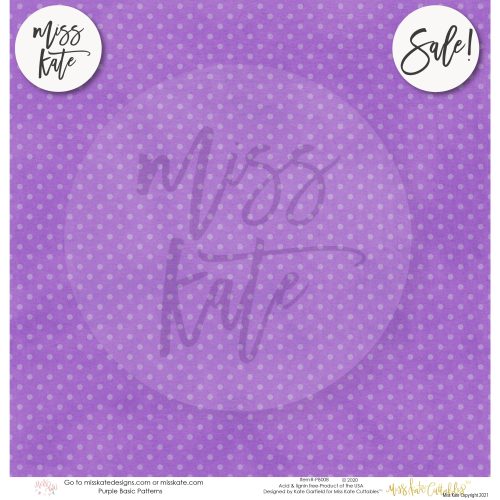 purple patterns single sided paper pack 12x12 ss 721