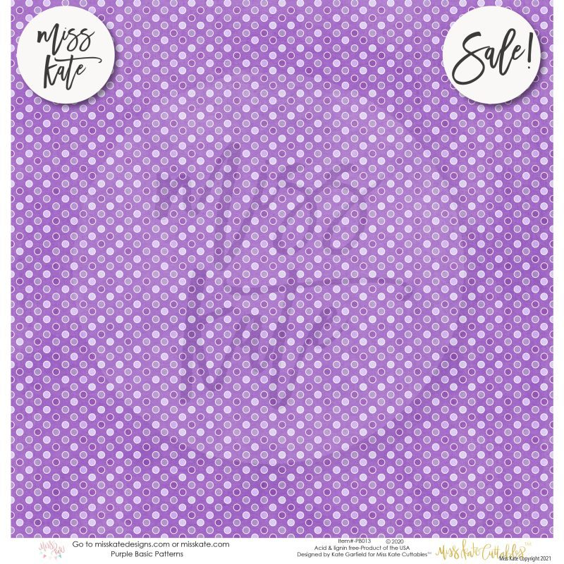 purple patterns single sided paper pack 12x12 ss 761