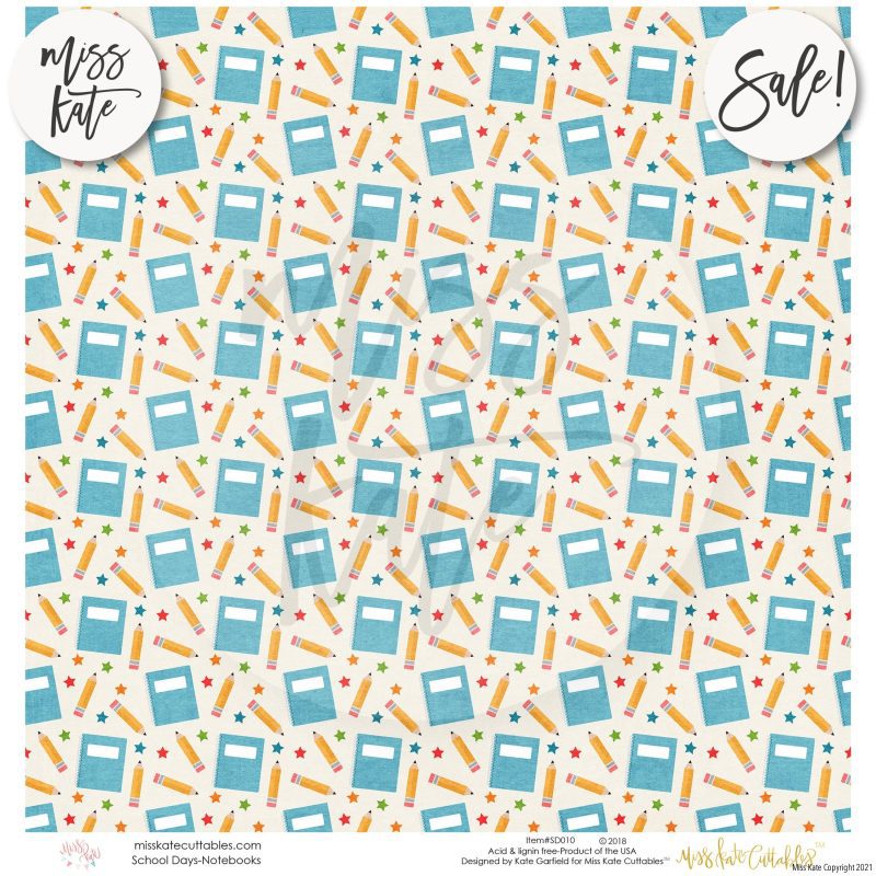 school days paper pack 12x12 ss 802