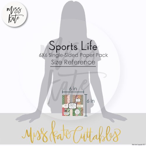 sports life 6x6 paper pack ss 827