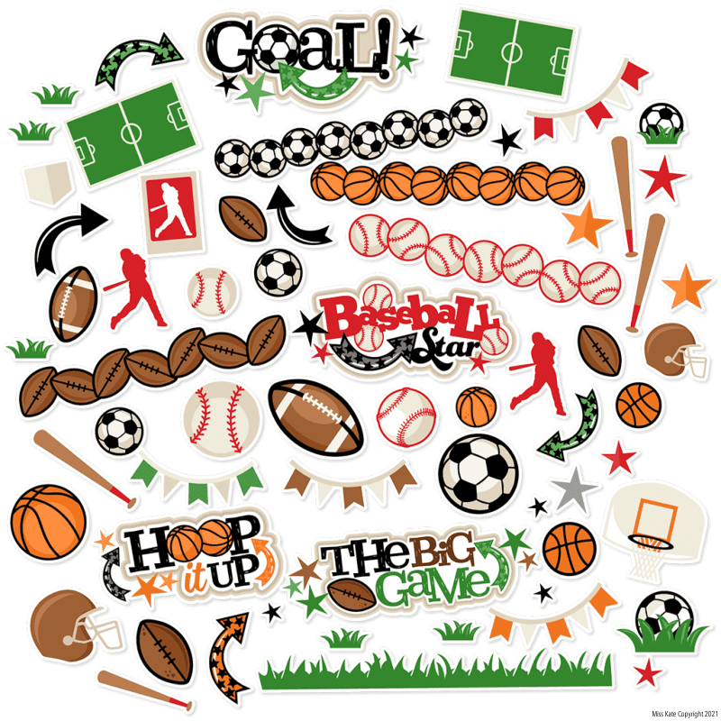 sports life die cuts 60 484