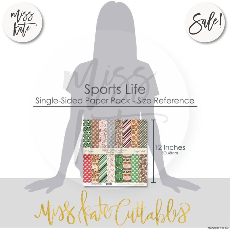 sports life paper pack 12x12 ss 343