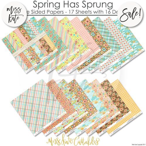 spring has sprung paper pack 12x12 ss 803