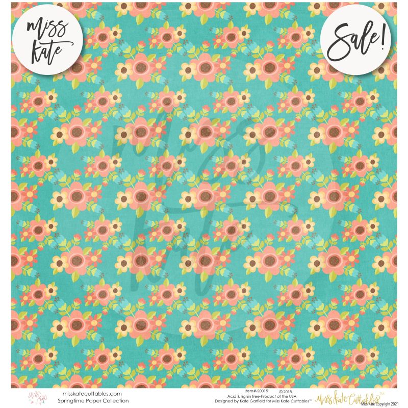 springtime paper pack 12x12 ss 289