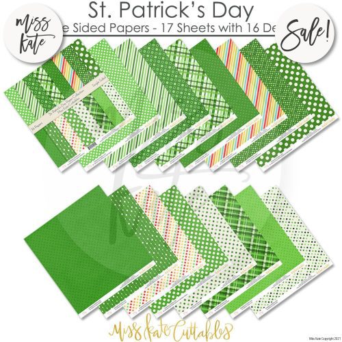 st patricks day paper pack 12x12 ss 265