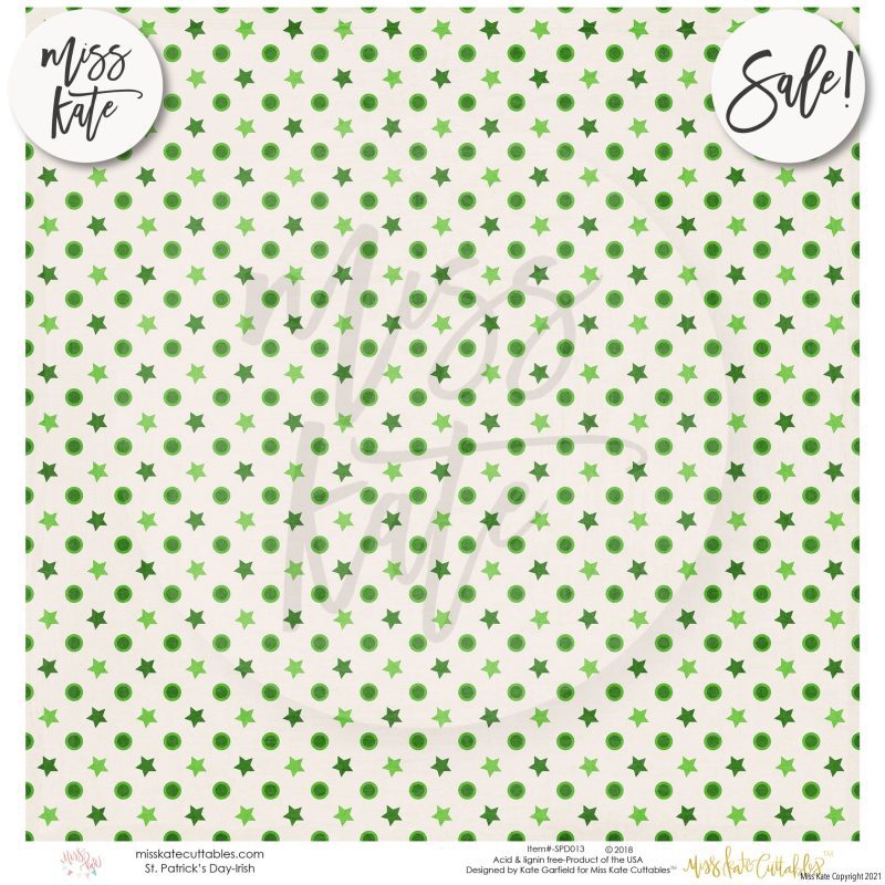 st patricks day paper pack 12x12 ss 468