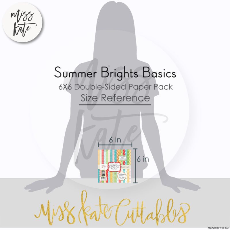 summer brights basics 6x6 paper pack ds 678