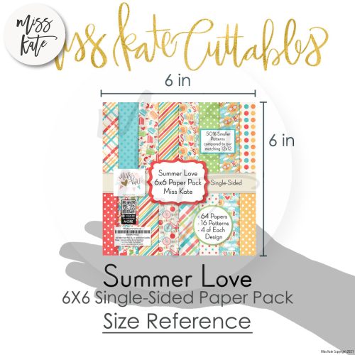 summer love 6x6 paper pack ss 421