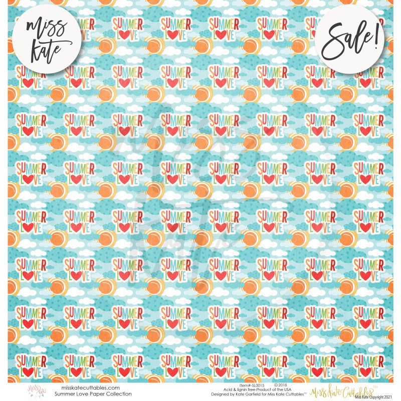 summer love paper pack 12x12 ss 639