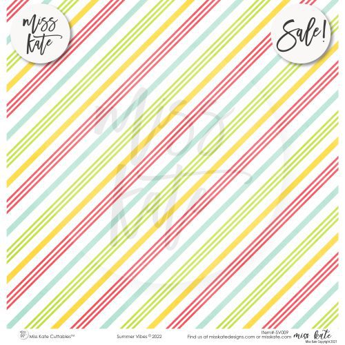 summer vibes paper sticker kit 12x12 ds 307