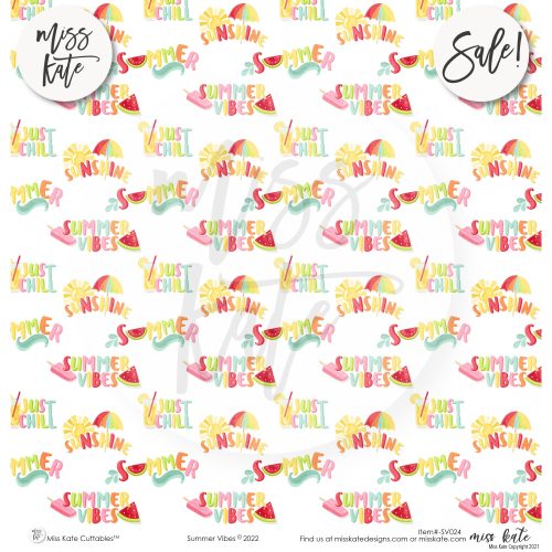 summer vibes paper sticker kit 12x12 ds 462