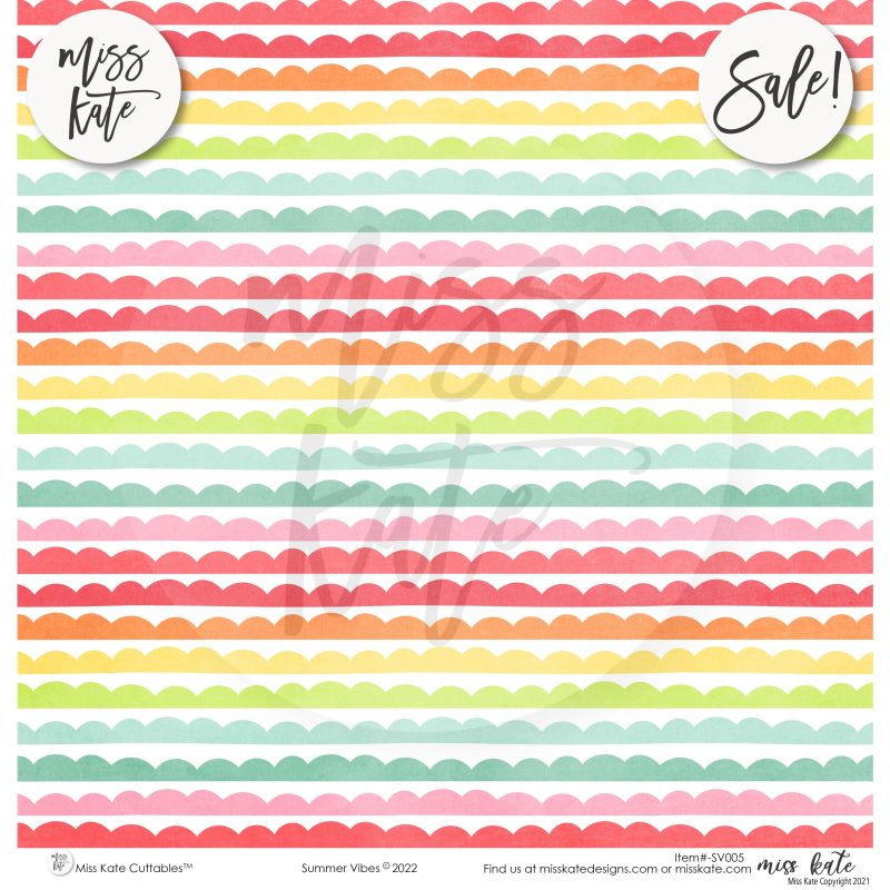 summer vibes paper sticker kit 12x12 ds 632