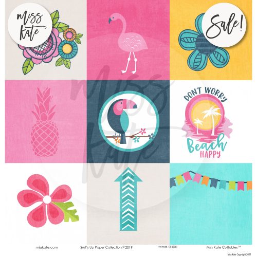 surfs up double sided paper pack 12x12 ds 259