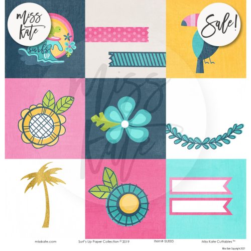 surfs up double sided paper pack 12x12 ds 610