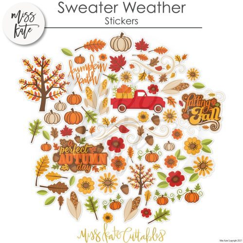 sweater weather stickers 134