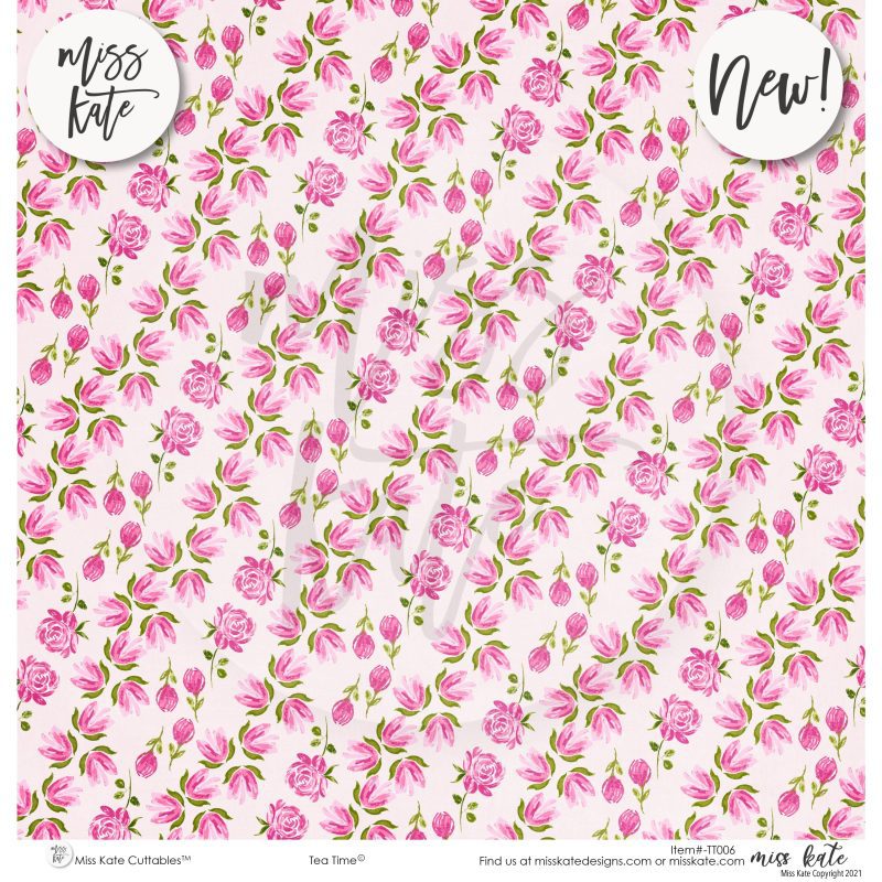 tea time paper pack single sided 12x12 ss 193