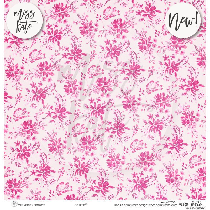 tea time paper pack single sided 12x12 ss 486