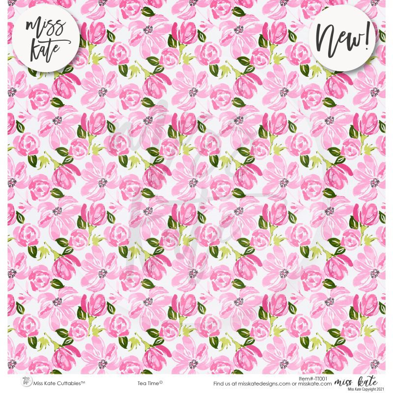 tea time paper pack single sided 12x12 ss 783