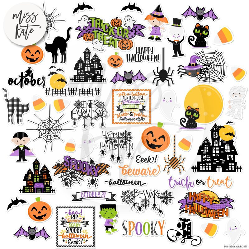 trick or treat die cuts 60 206