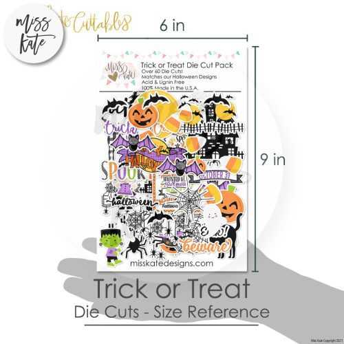 trick or treat die cuts 60 856