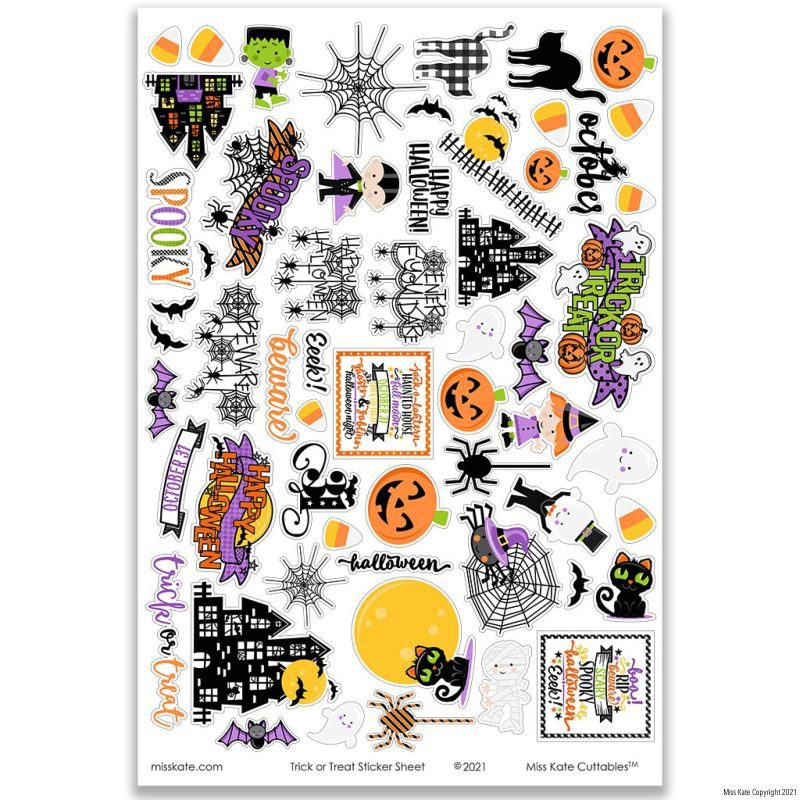 trick or treat stickers 230