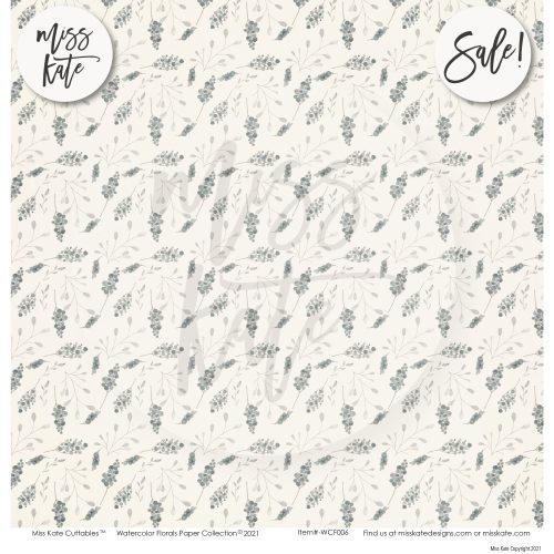 watercolor florals paper pack 12x12 ds 977