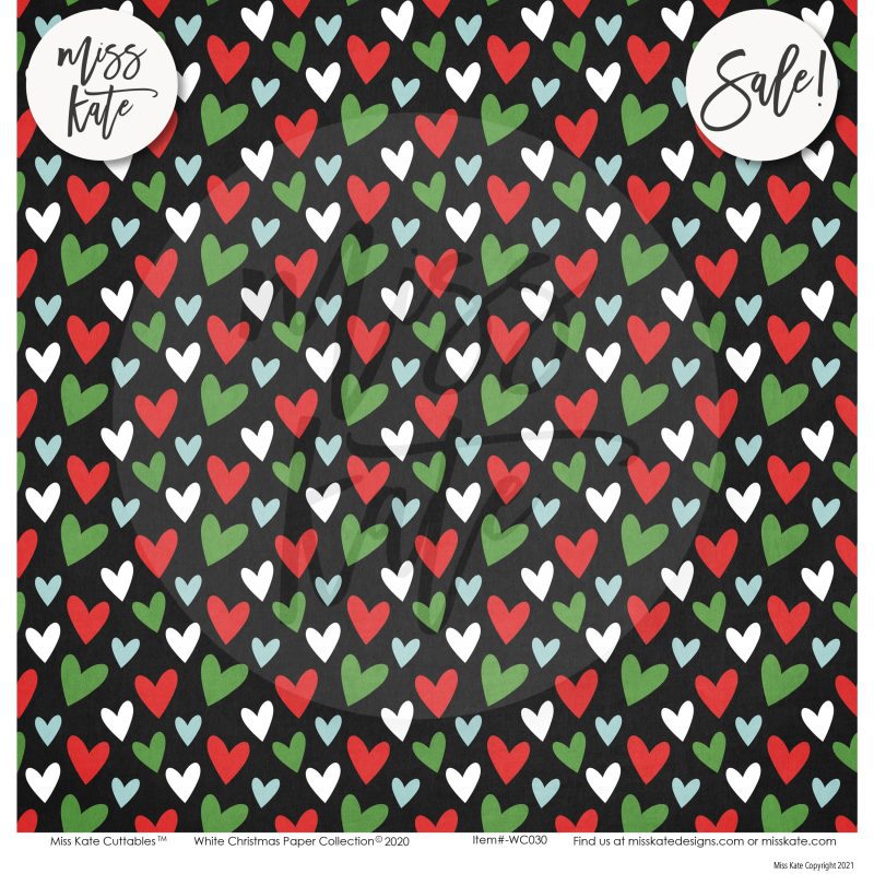 white christmas paper sticker kit 12x12 ds 152