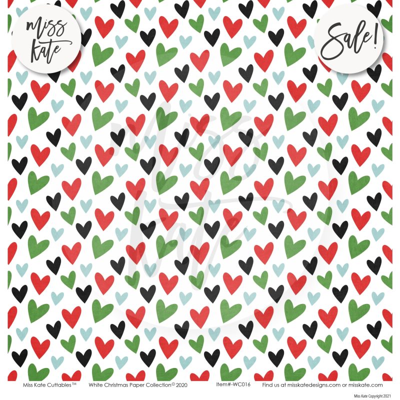 white christmas paper sticker kit 12x12 ds 348