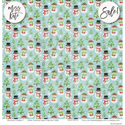 white christmas paper sticker kit 12x12 ds 955