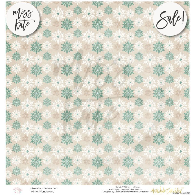 winter wonderland paper pack 12x12 ss 206