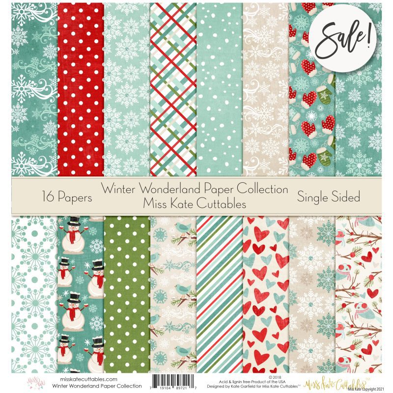 winter wonderland paper pack 12x12 ss 989