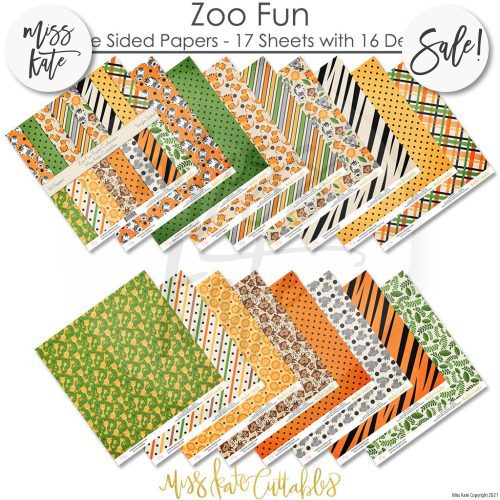 zoo fun paper pack 12x12 ss 667